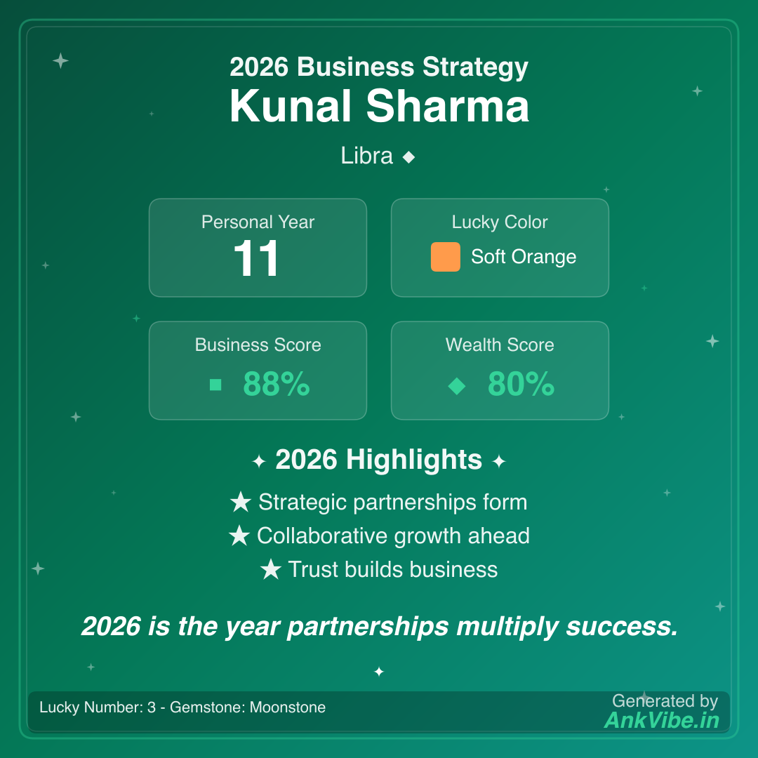 Sample Business 2026 Card